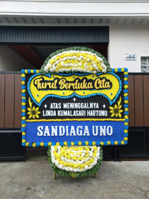 Papan Bunga Duka di Kacepit